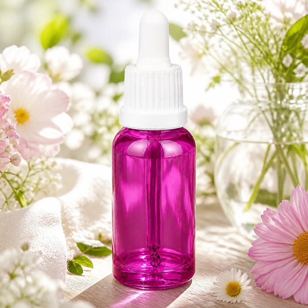 20ml Pipettenflasche weiss Originalität Schraubverschlusserschluss PurpleLine UT18/20 Violette 20ml Tropfflasche mit ergonomischem Design für einfache Handhabung