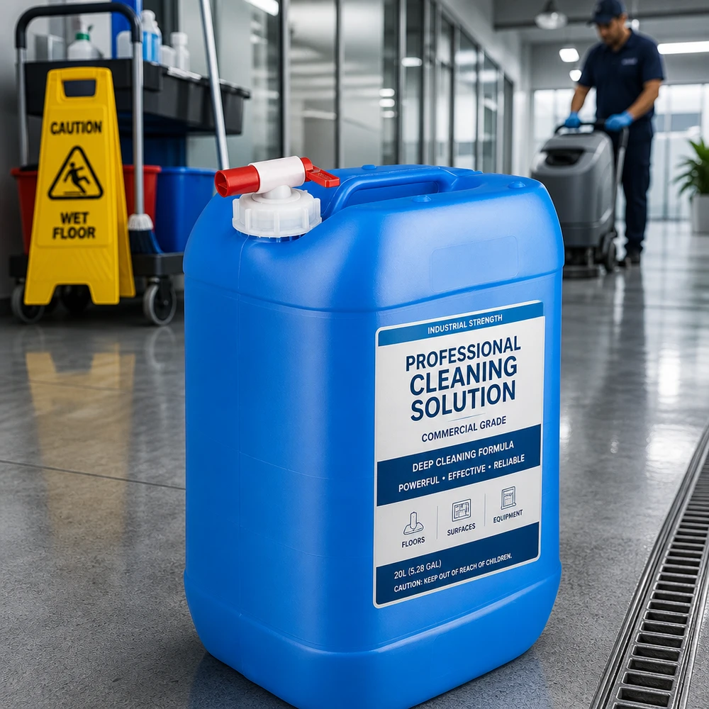 Großgebinde 25L blauer Kanister mit Zapfhahn für professionelle Reinigungslösungen