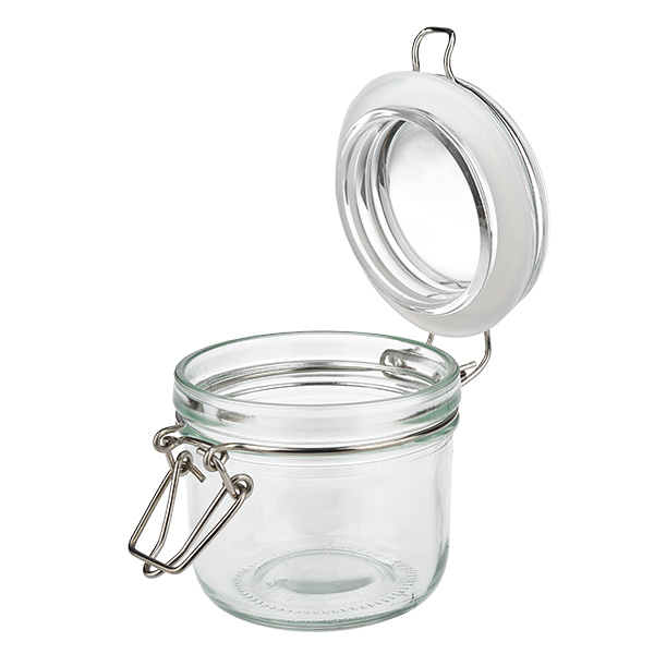 200ml Vorratsglas mit Silikonring und Bügelverschluss UNiTWIST Vielseitiges 200ml Bügelverschlussglas für Gewürze Marmelade und kleine Portionen