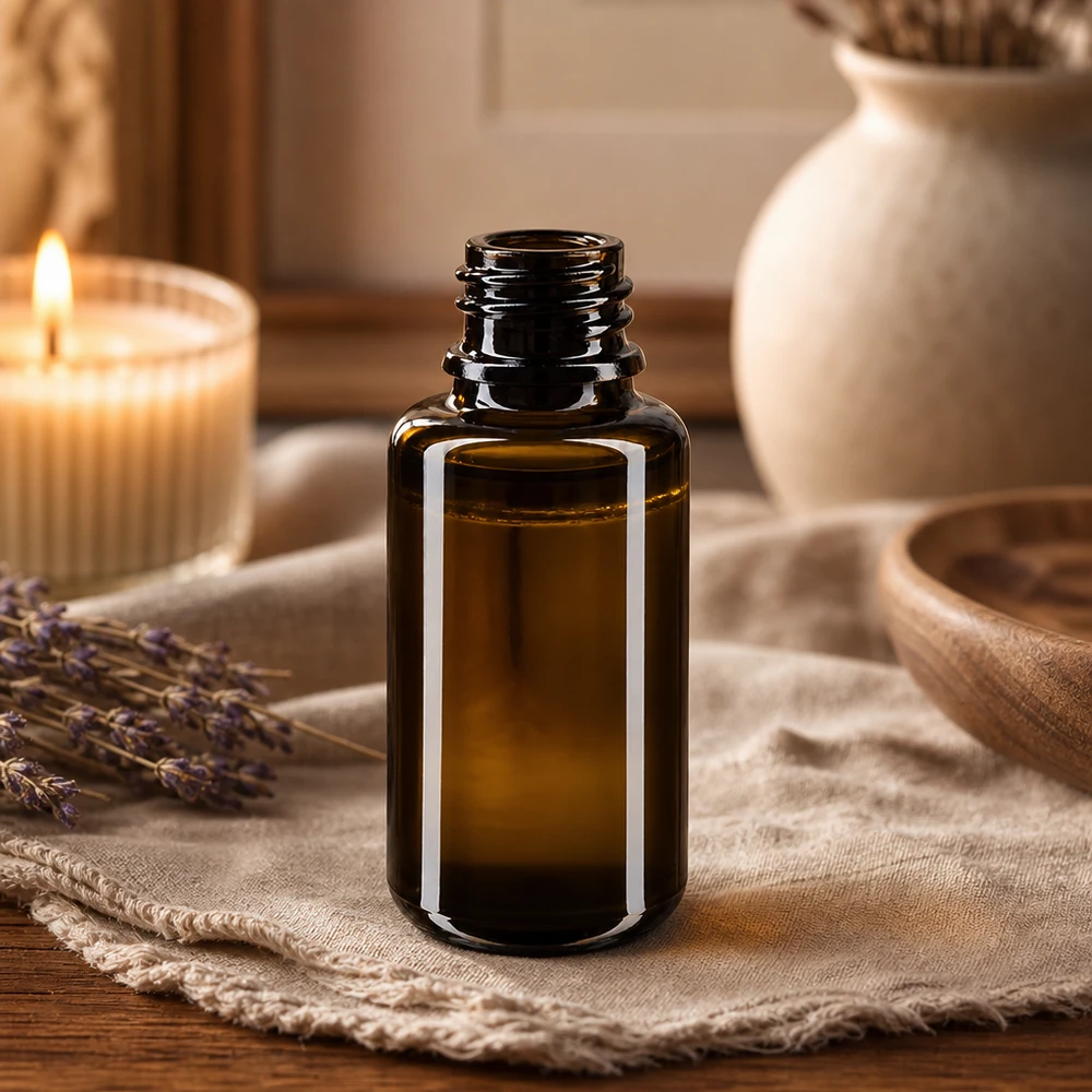 Violettglas Flasche 20ml DIN 18 (Mironglas) Miron Violettglas Flasche Orion 20ml perfekt für Aromatherapie und Wellness Anwendungen