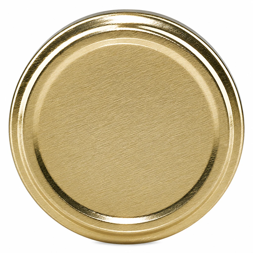 UNiTWIST TO66 gold, BioSeal, BPA-NI, unitemp UNiTWIST Twist-Off-Deckel TO66 gold aus Metall mit BioSeal-Dichtung