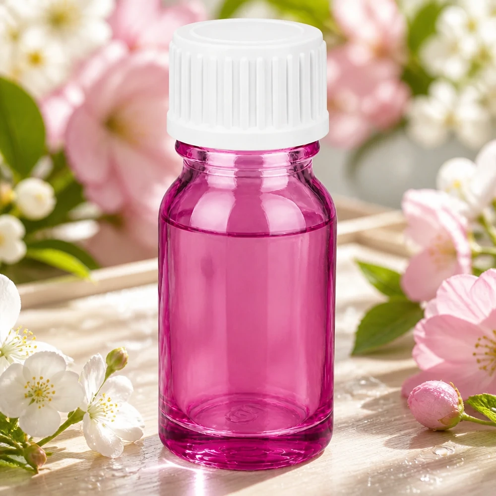 10ml (Globuli)Flasche.. 3mm Giessring weiß Standard PurpleLine. UT18/10 Hochwertige 10ml Glasflasche aus UV-schützendem Purpurglas mit dichtem Verschlusssystem
