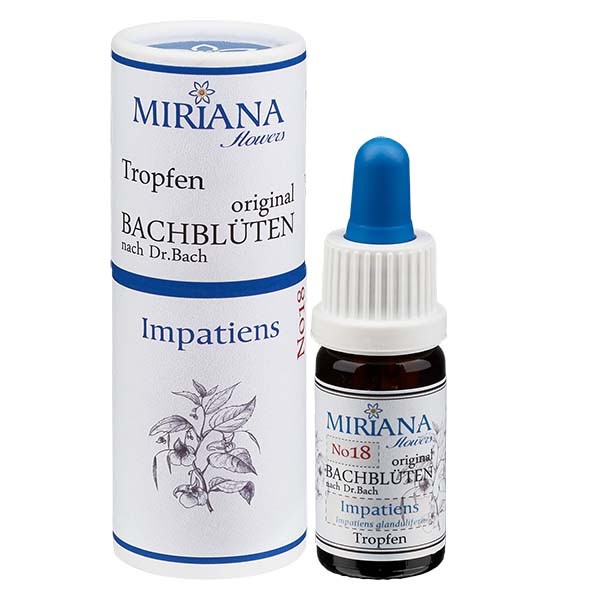 18 Impatiens, 10ml Essenz, MirianaFlowers 18 Impatiens, 10ml Essenz, MirianaFlowers