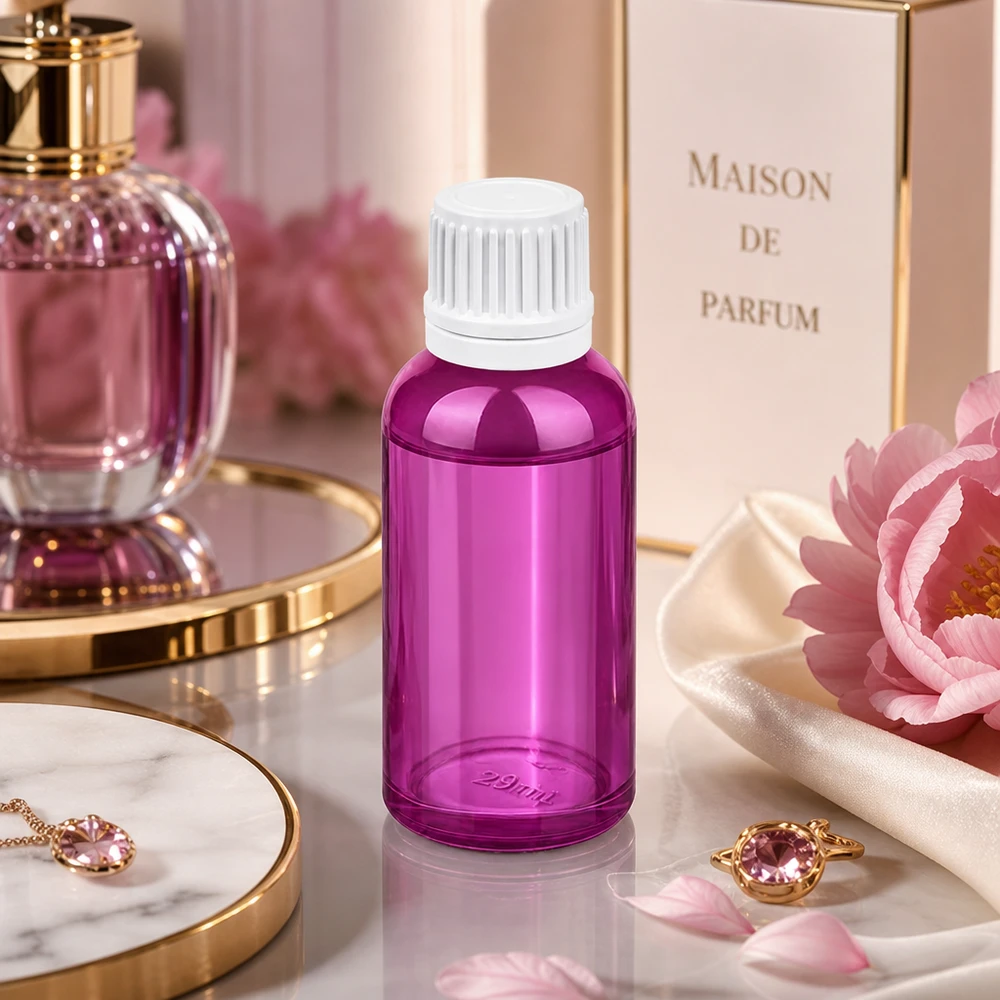 30ml Tropfflasche 0.7mm weiss Originalität Schraubverschlusserschluss PurpleLine UT18/30 30ml PurpleLine Flasche mit 0.7mm Tropföffnung perfekt für Seren und Konzentrate