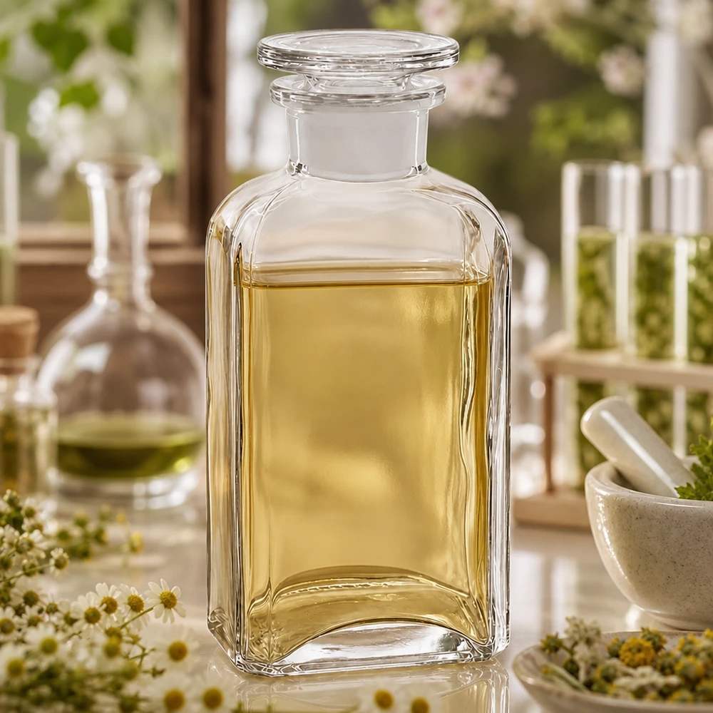 Vierkantflasche 250ml klar Weithals Glasstopfen Klare quadratische Glasflasche 250ml mit Glasstopfen für Laboranwendungen und Aromatherapie