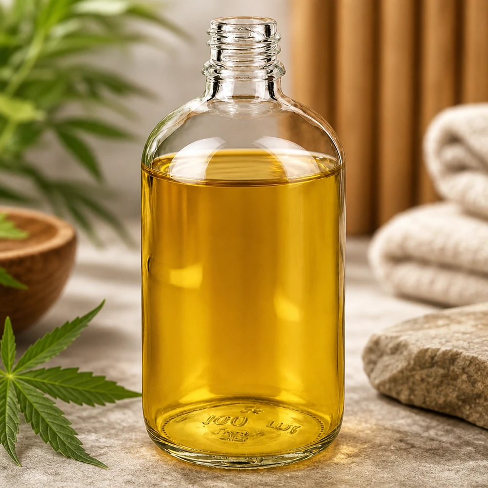 Klarglas Flasche 100ml DIN 18 Kompakte 100ml Apothekerflasche ApoGlas ideal für Reisen und mobile Anwendungen unterwegs