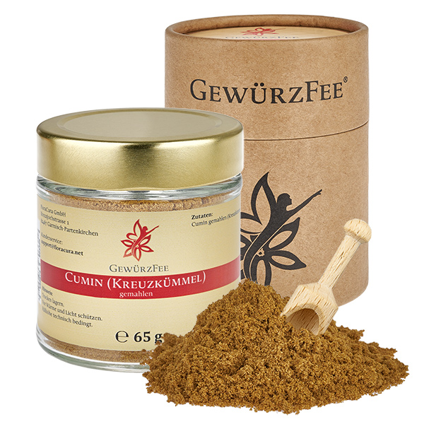 Kreuzkümmel gemahlen im Schraubglas Gewürzfee Kreuzkümmel gemahlen im Schraubglas Gewürzfee