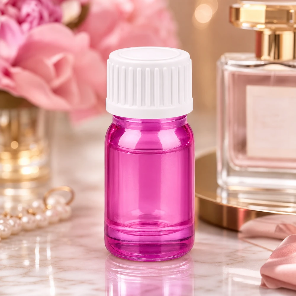 5ml Tropfflasche 0.9mm weiss Standard PurpleLine UT18/5 Hochwertige 5ml Tropfflasche PurpleLine in violett mit robustem weißem Schraubverschluss UT18/5