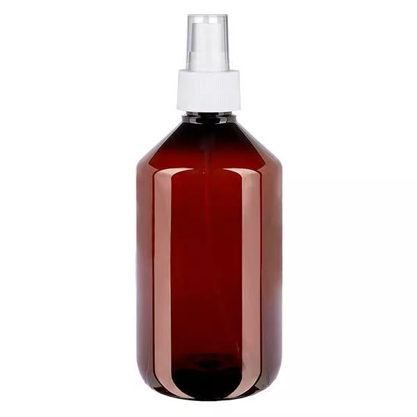 PET Flasche 500ml mit Zerstäuber weiß PET Flasche 500ml mit Zerstäuber weiß