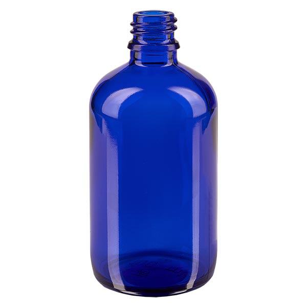 Tropfflasche 100ml DIN 18 BLAUGLAS