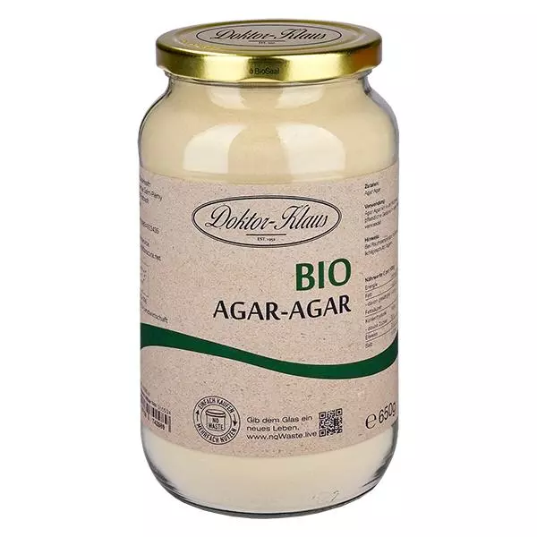 Agar-Agar Bio 650g Doktor-Klaus noWaste Agar-Agar Bio 650g Doktor-Klaus noWaste