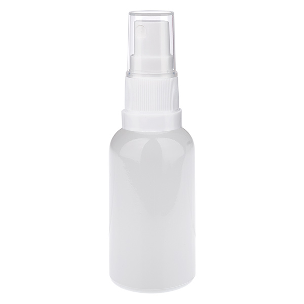 30ml Sprayflasche weiß/transparent Standardverschluss WhiteLine UT18/30