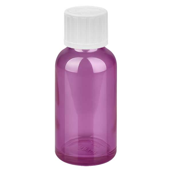 30ml Tropfflasche 1.2mm weiß Standard Kindersicher PurpleLine.UT18/30