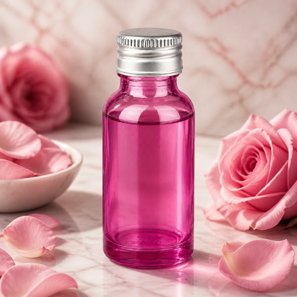 20ml Flasche 11mm Schraubverschluss Alu-Silberer Standard PurpleLine.UT18/20 Violette 20ml Glasflasche mit 11mm Öffnung perfekt für präzise Dosierung von Flüssigkeiten