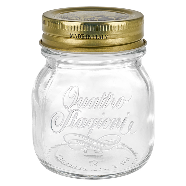 150ml Rundglas "Quattro Stagioni" mit Deckel