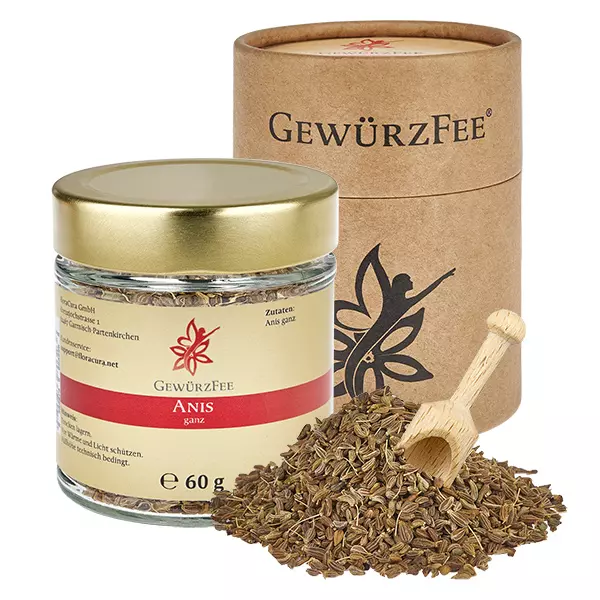 Anis ganz im Schraubglas Gewürzfee