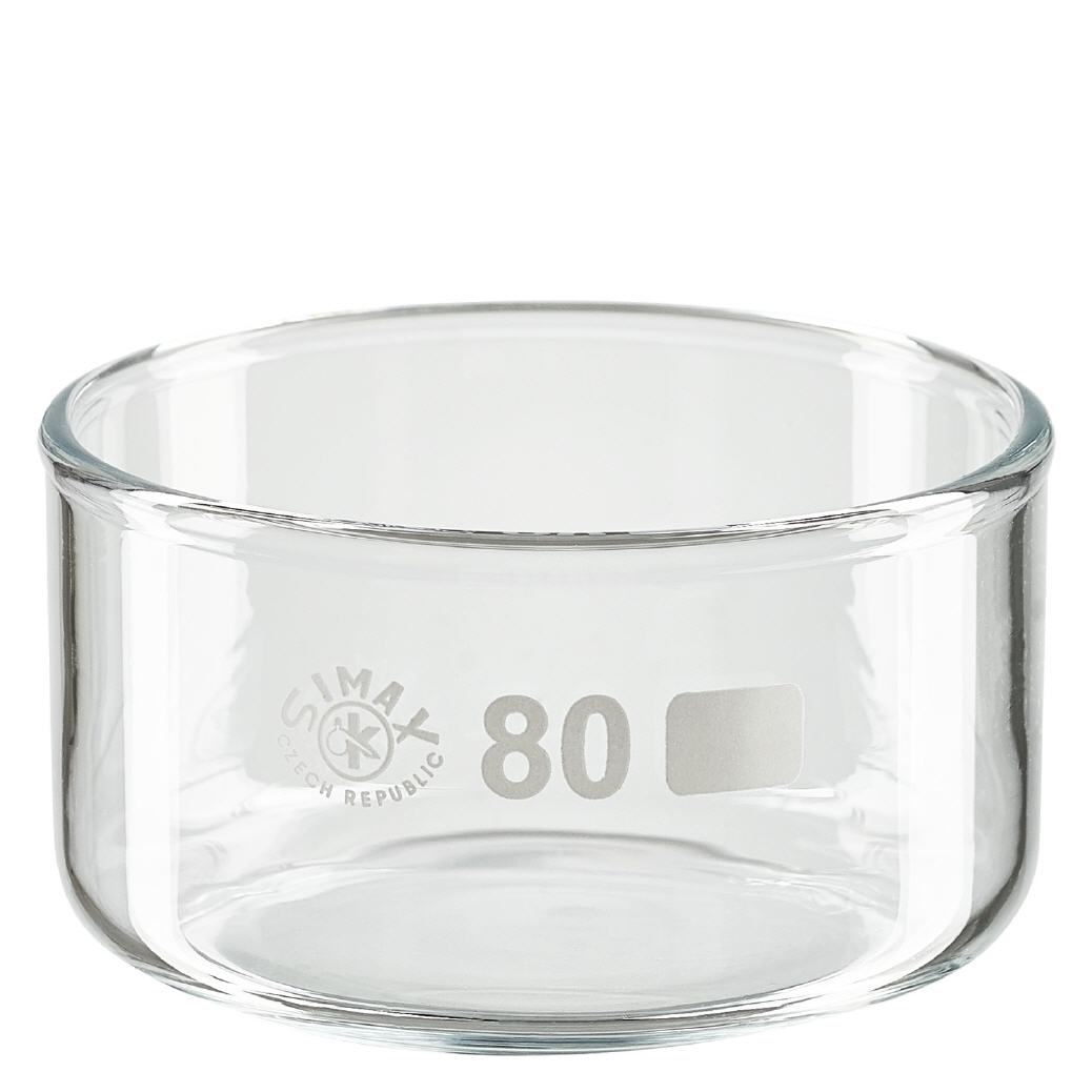 150ml Kristallisierschale ohne Ausguss Borosilikat ø80mm