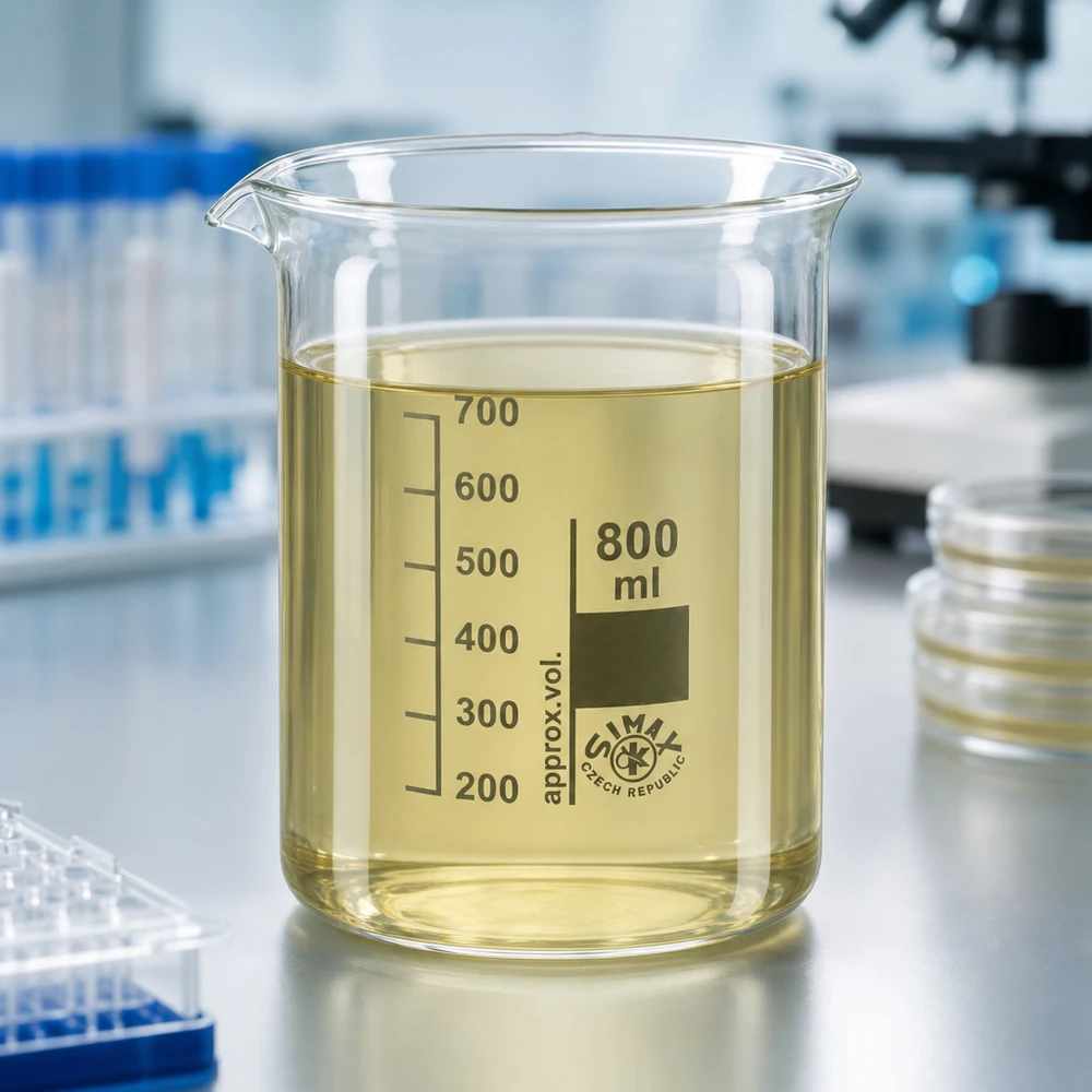 Robustes Laborglas 800ml aus thermoshockresistentem Borosilikat für extreme Temperaturbereiche