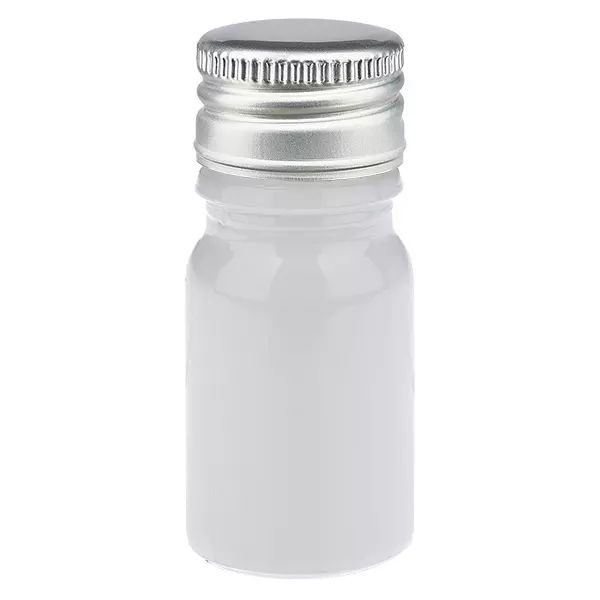 5ml Flasche 11mm Schraubverschluss Alu-Silber Standard WhiteLine UT18/5 5ml Flasche 11mm Schraubverschluss Alu-Silber Standard WhiteLine UT18/5