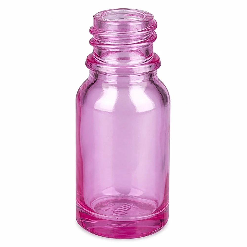 10ml Sprayflasche weiss/transparent Standard PurpleLine UT18/10 Handliche Kosmetikflasche 10ml mit Schraubgewinde in moderner Violett-Tönung