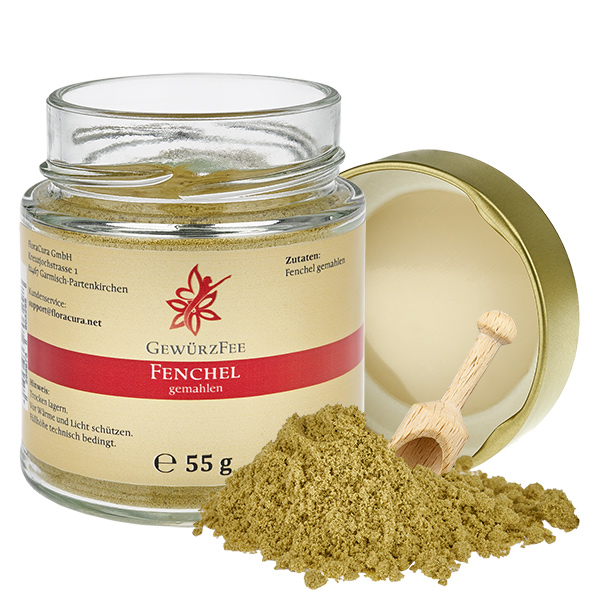 Fenchel gemahlen im Schraubglas Gewürzfee Fenchel gemahlen im Schraubglas Gewürzfee