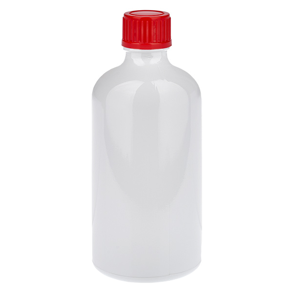 100ml Flasche 11mm Schraubverschluss rot Standard WhiteLine UT18/100