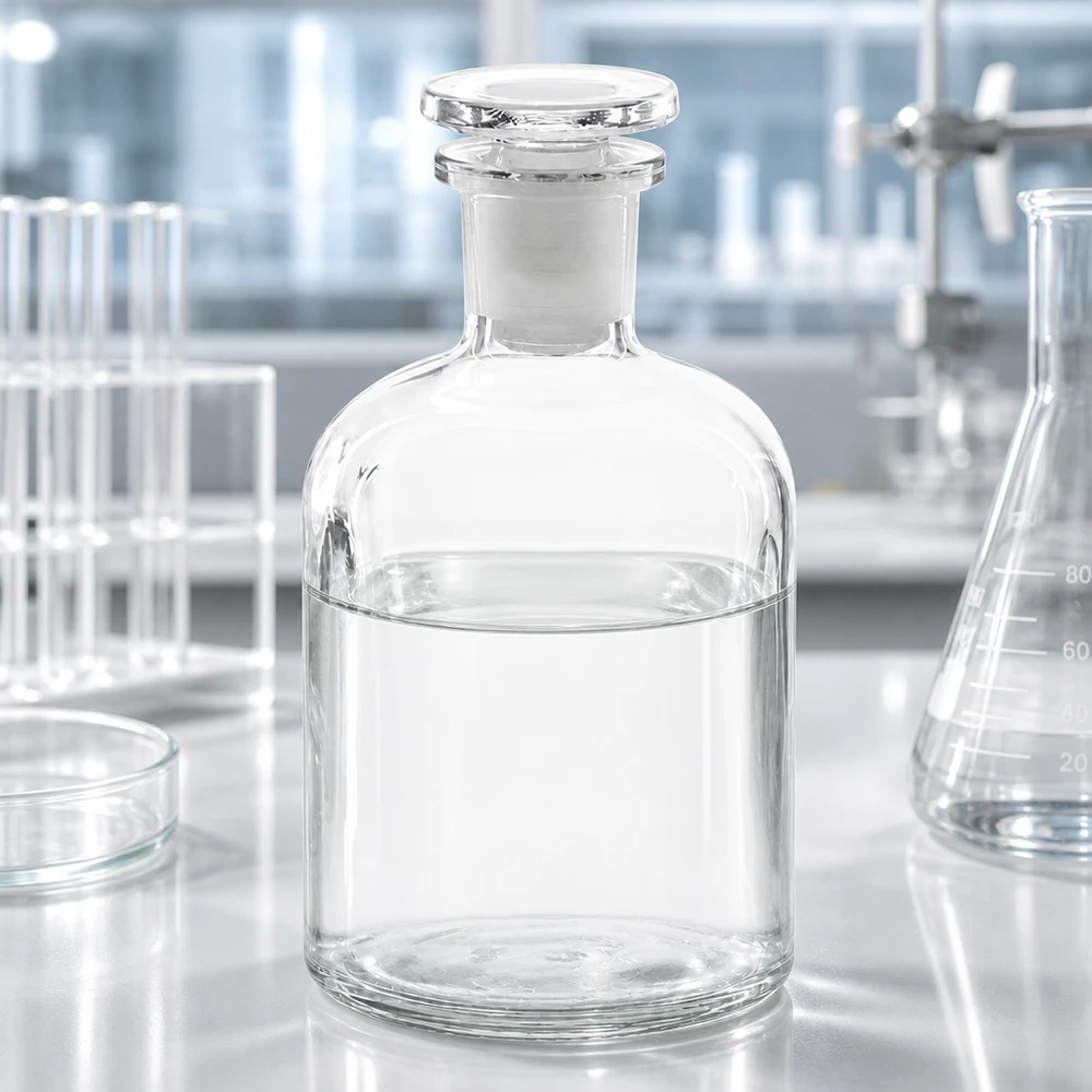 Rundschulterflasche 250ml klar Enghals Glasstopfen Kleine Glasflasche 250ml Enghals mit Stopfen für Proben Reagenzien und Laborchemikalien