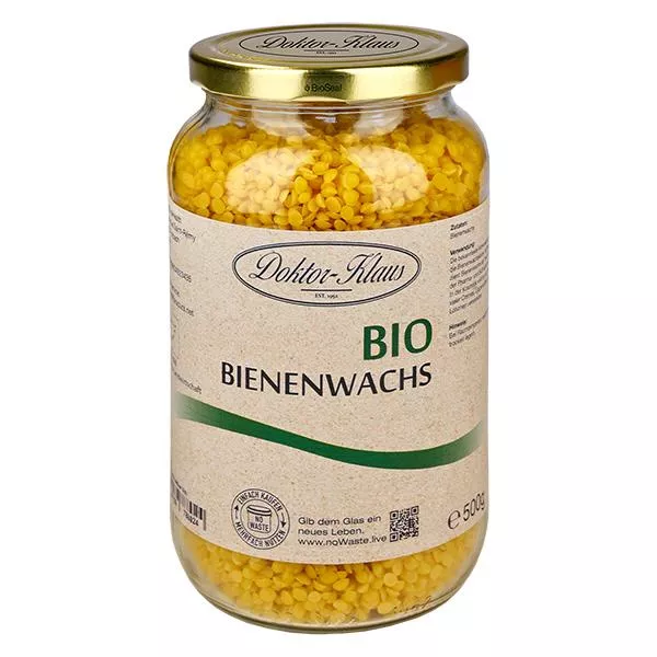 Bienenwachs gelb Bio 500g Doktor-Klaus noWaste Bienenwachs gelb Bio 500g Doktor-Klaus noWaste