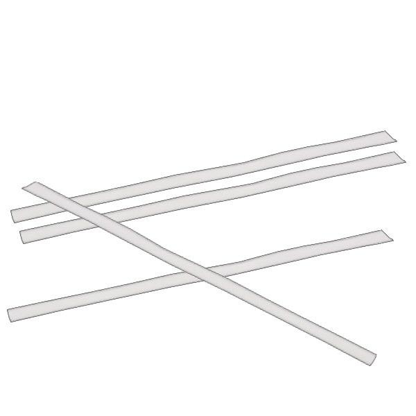 Clipbandverschluss flach weiß (100er Pack) 100mm Clipbandverschluss flach weiß (100er Pack) 100mm