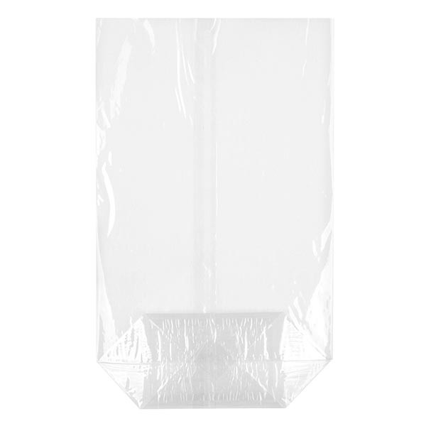 Bodenbeutel mit Siegelnaht (100er Pack) 100x175mm/30µm