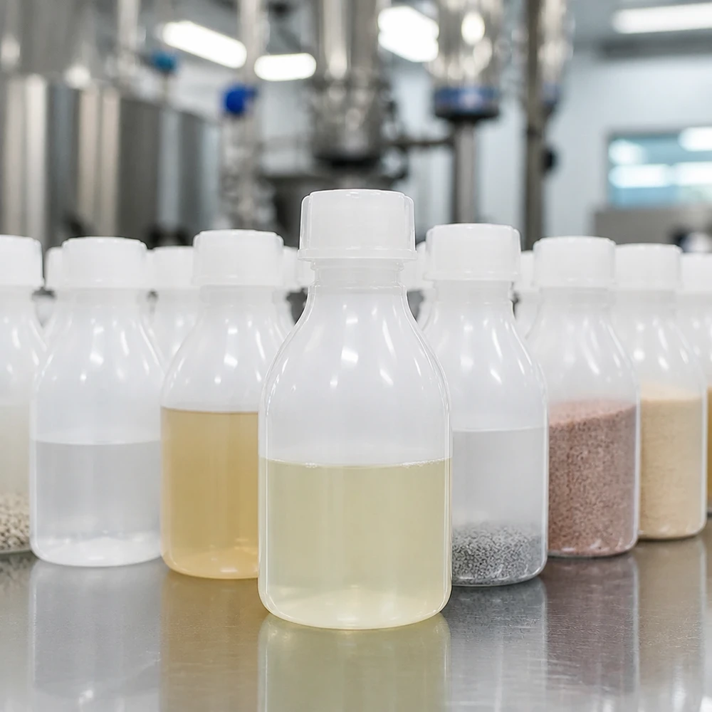30ml Kunststoff-Schraubflaschen mit weißem Verschluss für Probenaufbewahrung im Reinraumlabor