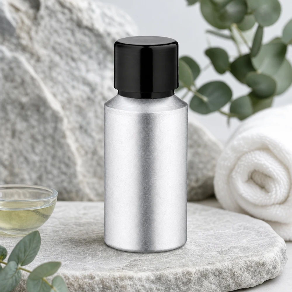 30ml gebeizte Aluflasche mit Schraubkappe Leichte 30ml gebeizte Aluminiumflasche mit ergonomischer Form für einfache Handhabung