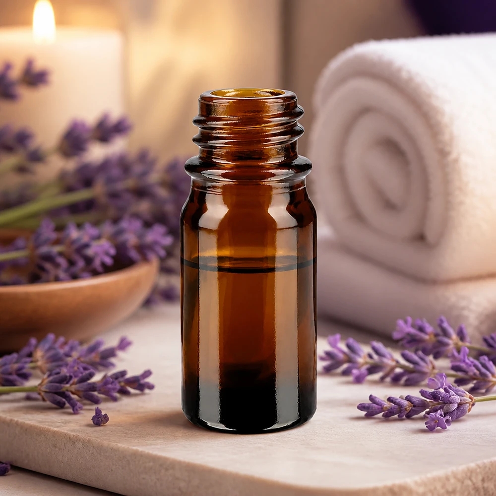 Braune ApoGlas Flasche 5ml perfekt für DIY Kosmetik und natürliche Heilmittel