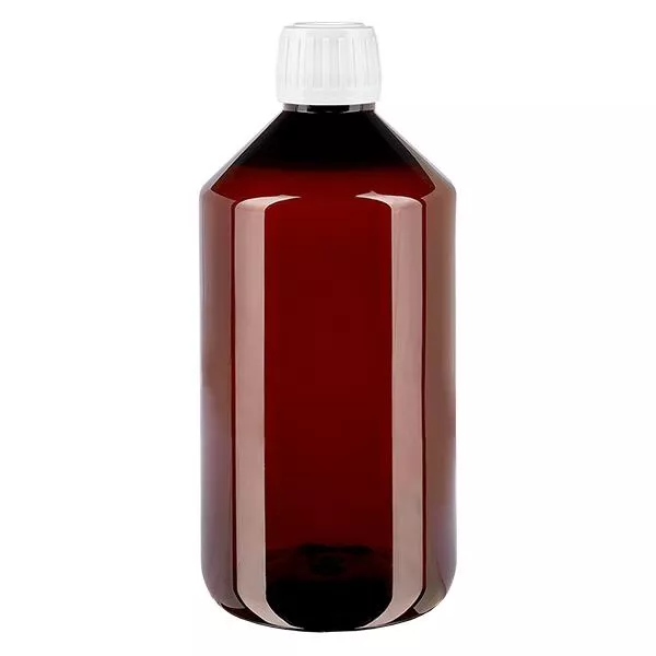 PET Flasche 750ml mit weißem Standard Originalitätsverschluss PET Flasche 750ml mit weißem Standard Originalitätsverschluss
