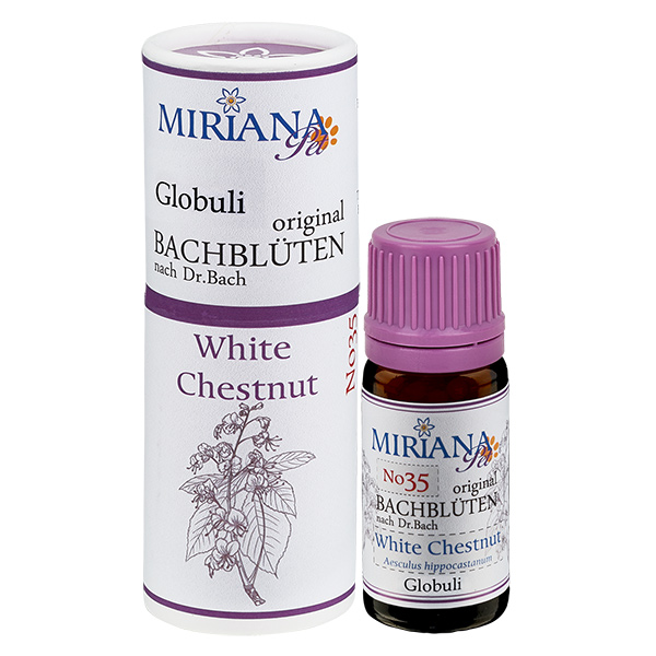 35 White Chestnut, 10g Globuli, MirianaPet 35 White Chestnut, 10g Globuli, MirianaPet