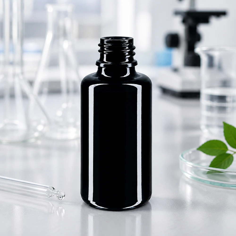 Miron Tropfflasche Orion 30ml mit Schraubgewinde für sichere Aufbewahrung von Extrakten