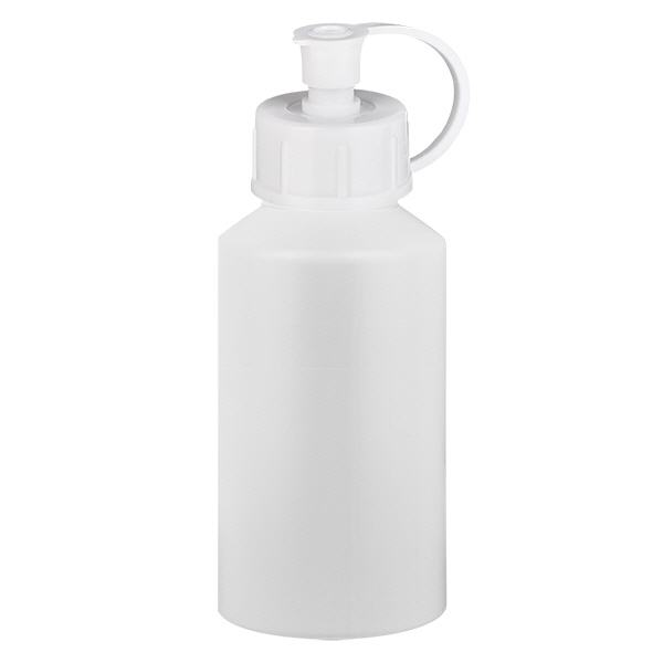 Apothekenflasche HDPE 50ml weiß mit Spritzverschluss
