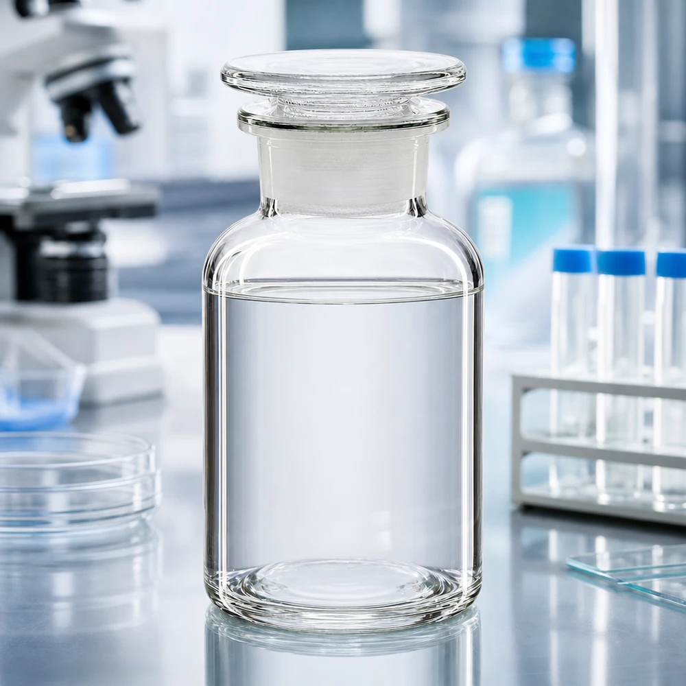 Rundschulterfl. 250ml klar Weithals Glasstopfen Borosilikatglas Rundschulterflasche 250ml mit Schliffstopfen für chemische Laboranwendungen