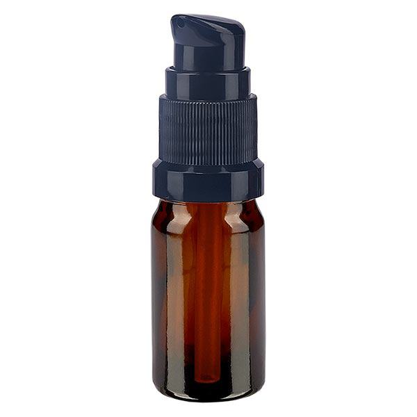 Apothekenflasche braun 5ml PumpVerschluss schwarz Standard Apothekenflasche braun 5ml PumpVerschluss schwarz Standard