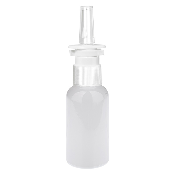 30ml Nasensprayflasche weiß/transparent Standard WhiteLine UT18/30