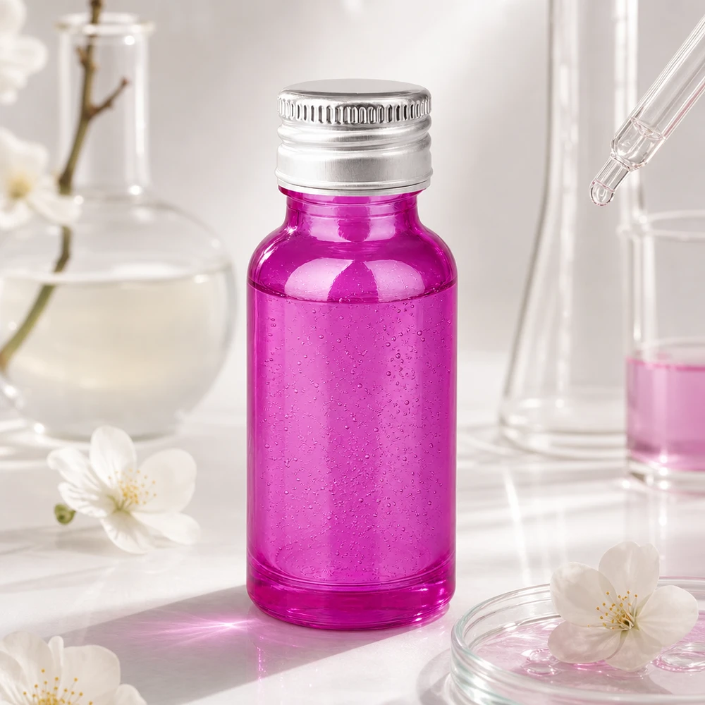 20ml Flasche 11mm Schraubverschluss Alu-Silberer Standard PurpleLine.UT18/20 20ml Purple Glasflasche mit UV-Schutz und silbernem Aluminiumdeckel für lichtempfindliche Substanzen