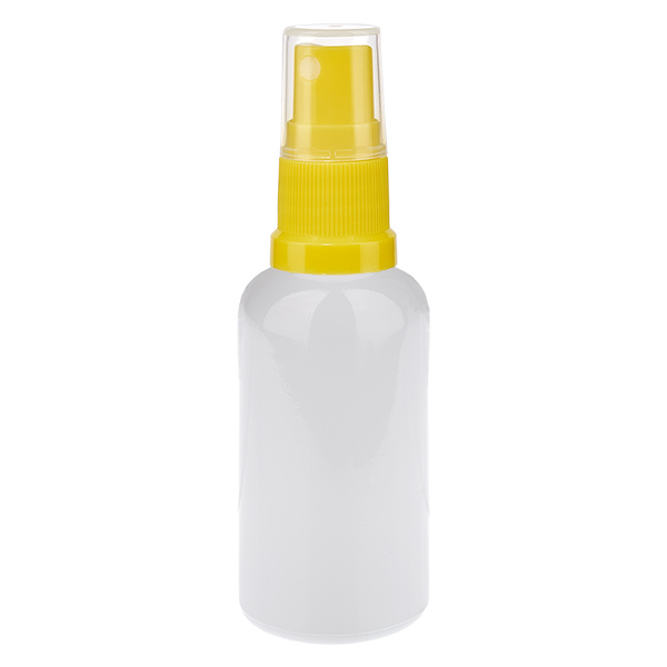 50ml Sprayflasche gelb/transparent Standardverschluss WhiteLine UT18/50