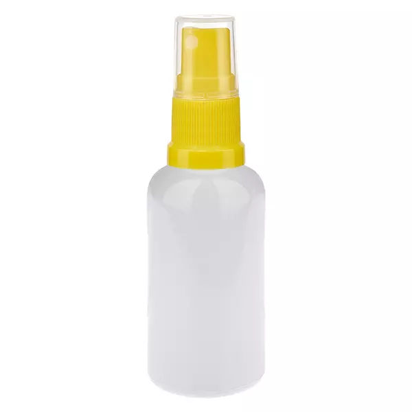 50ml Sprayflasche gelb/transparent Standardverschluss WhiteLine UT18/50 50ml Sprayflasche gelb/transparent Standardverschluss WhiteLine UT18/50