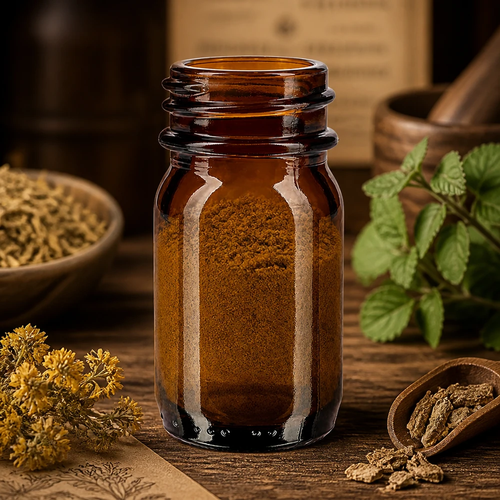 Braune Glasflasche 30ml Weithals perfekt für homöopathische Mittel und Tinkturen
