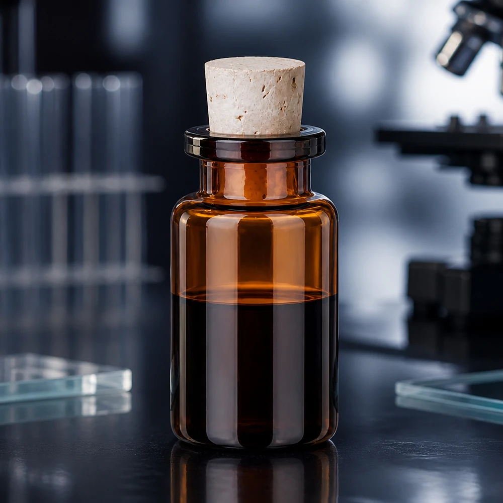 Braunglas Vorratsflasche 10ml mit Stopfen 11/14mm luftdichter Verschluss für Reagenzien
