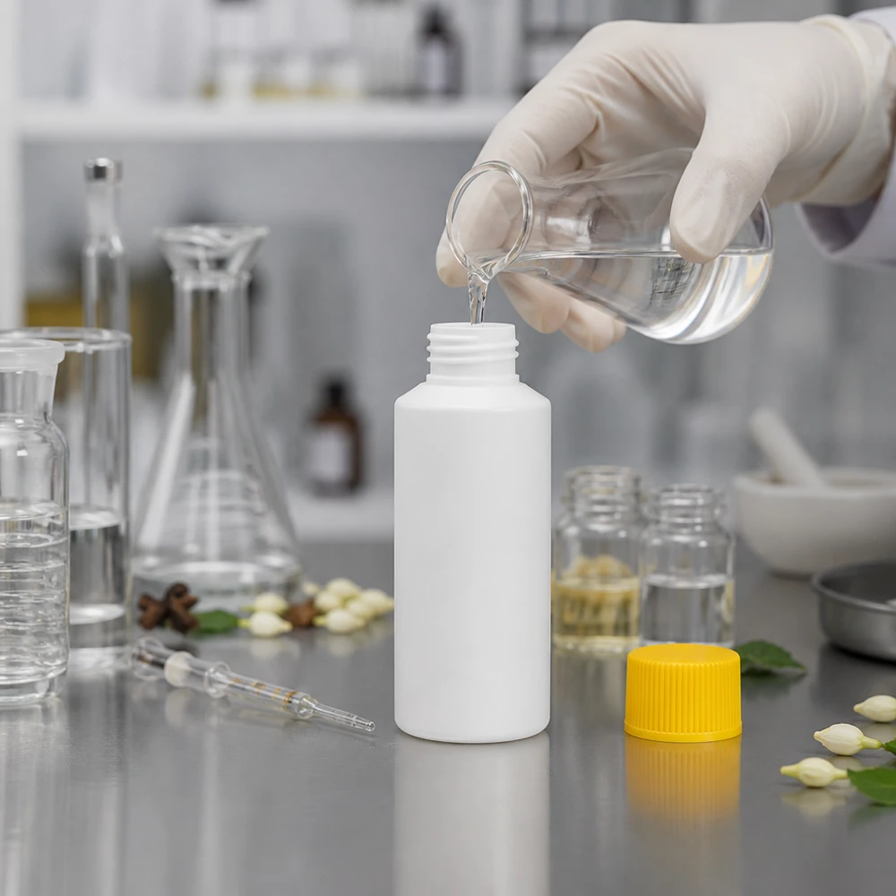 Apothekerflasche HDPE 30ml in Weiß mit schraubbarem gelbem SV für pharmazeutische Anwendungen