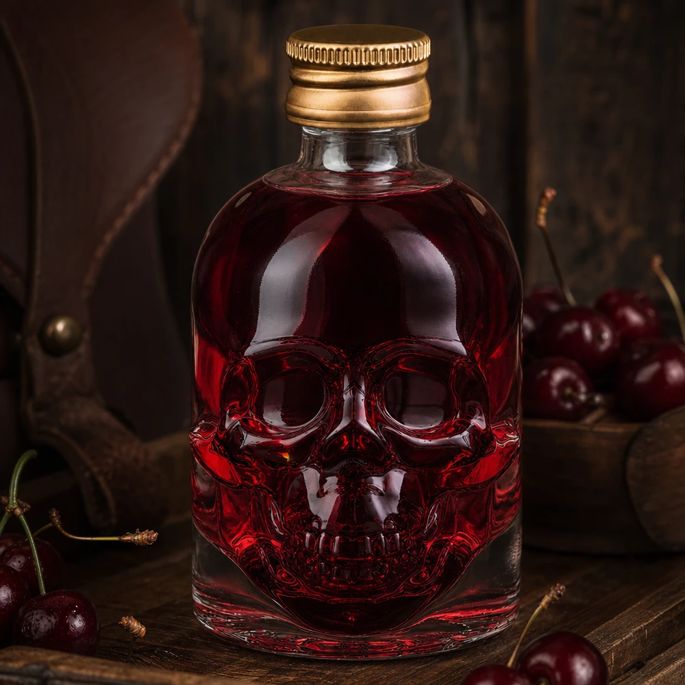 50ml Glasflasche "Hector" + Schraubverschluss gold UNiTWIST 50ml Glasflasche Hector mit hochwertigem Gold-Schraubverschluss UNiTWIST für Sammler