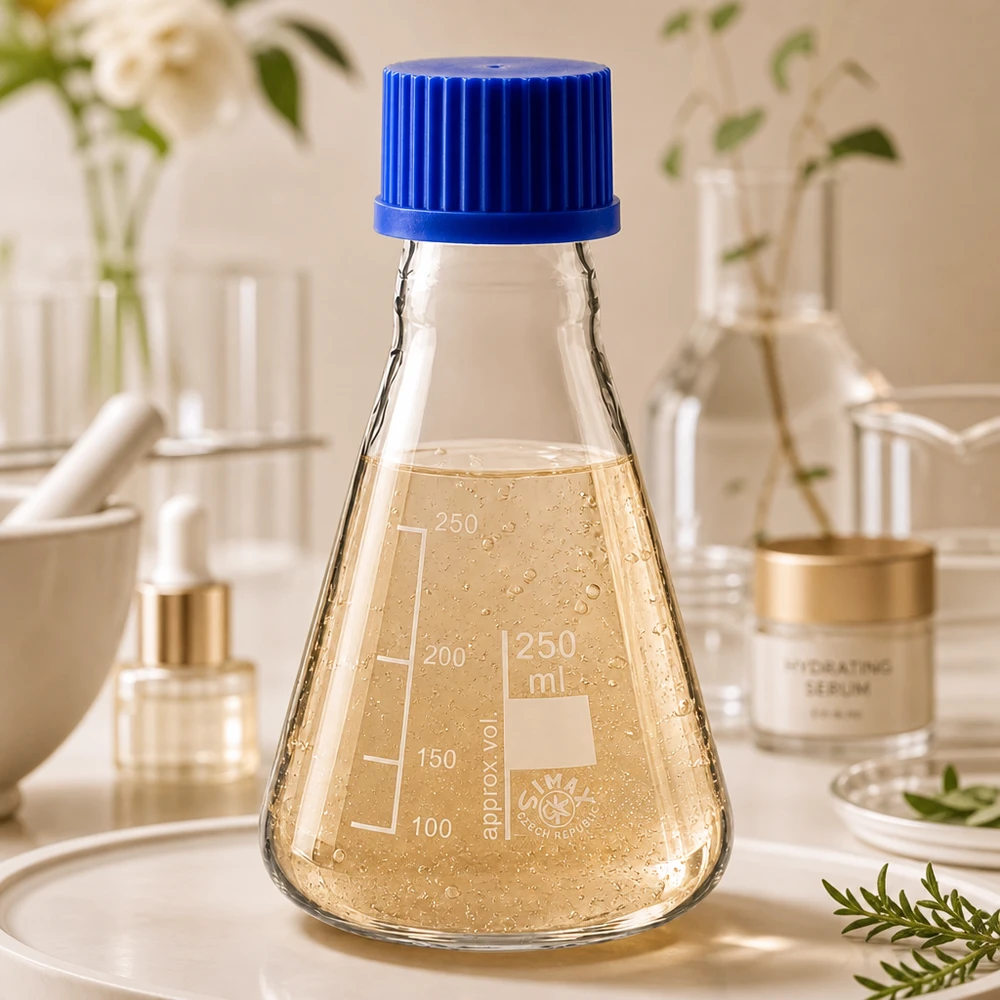 Erlenmeyerkolben 250ml mit Schraubkappe Erlenmeyerkolben 250ml mit ergonomischem Design und praktischer Schraubkappe für einfache Handhabung