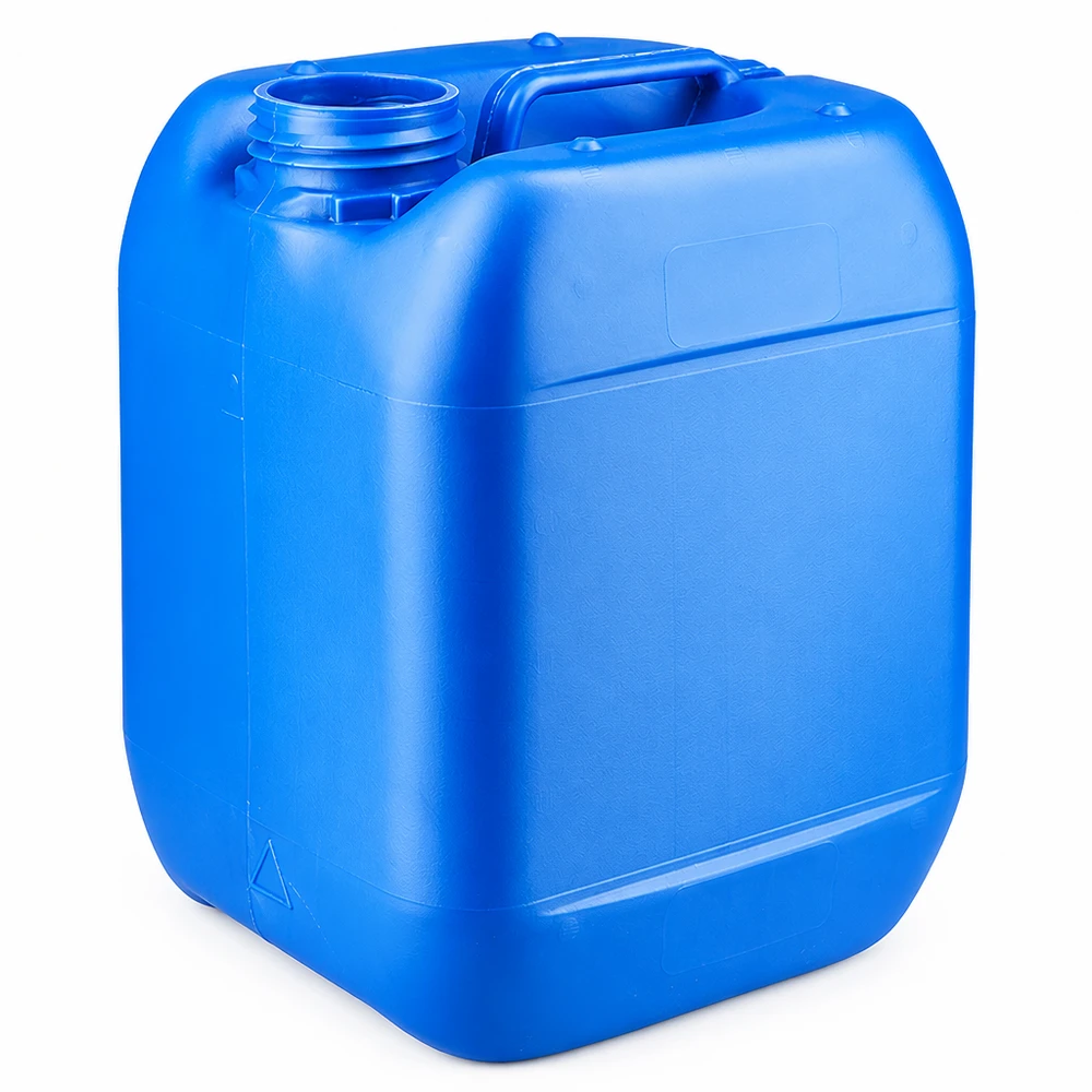 5 Liter Kanister blau rechteckig ohne Deckel für Wasser und Chemikalien