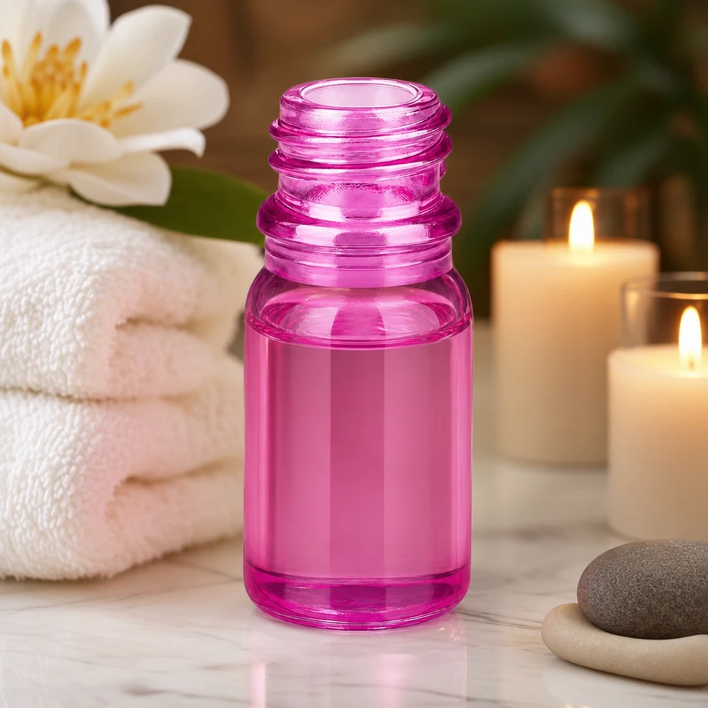 5ml Apothekenflasche PurpleLine UT18/5 UNiTWIST Elegante 5ml PurpleLine Flasche UT18/5 in Magenta-Optik - ideal für Beauty- und Wellness-Anwendungen